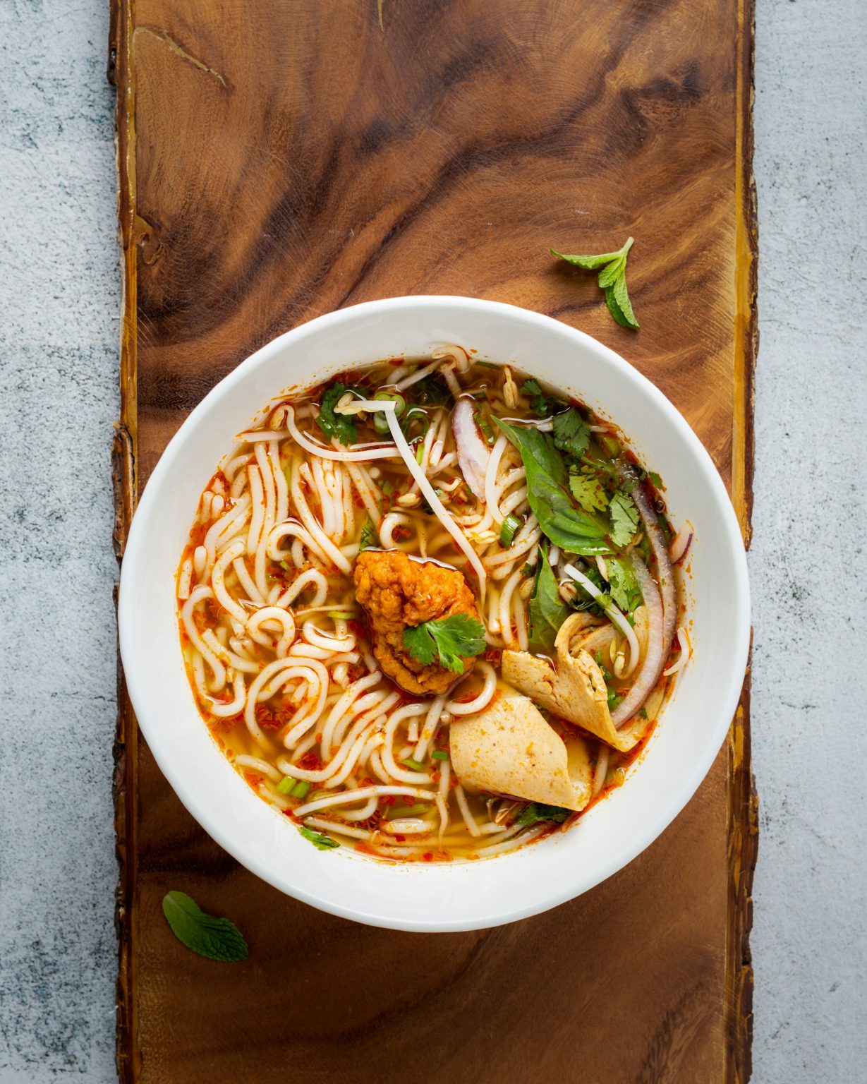 Hủ Tiếu Nam Vang — rice noodle soup at Ô MAI